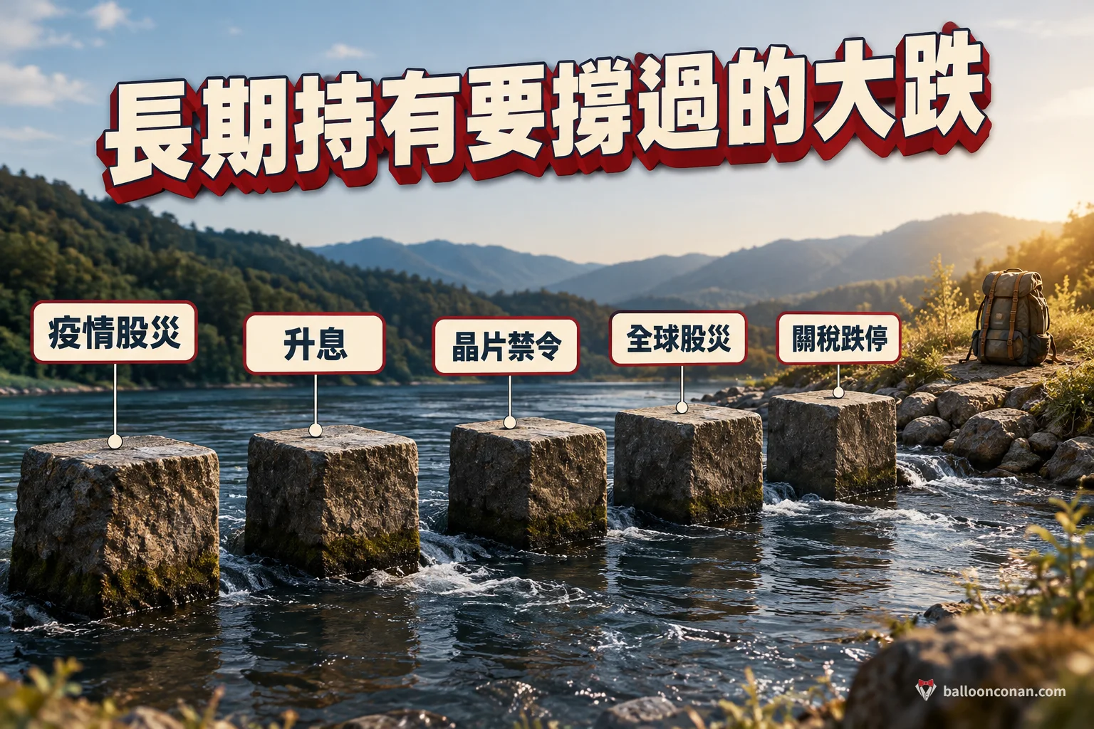 長期持有台積電要撐過的五種大跌:疫情股災、升息、晶片禁令、全球股災、關稅跌停