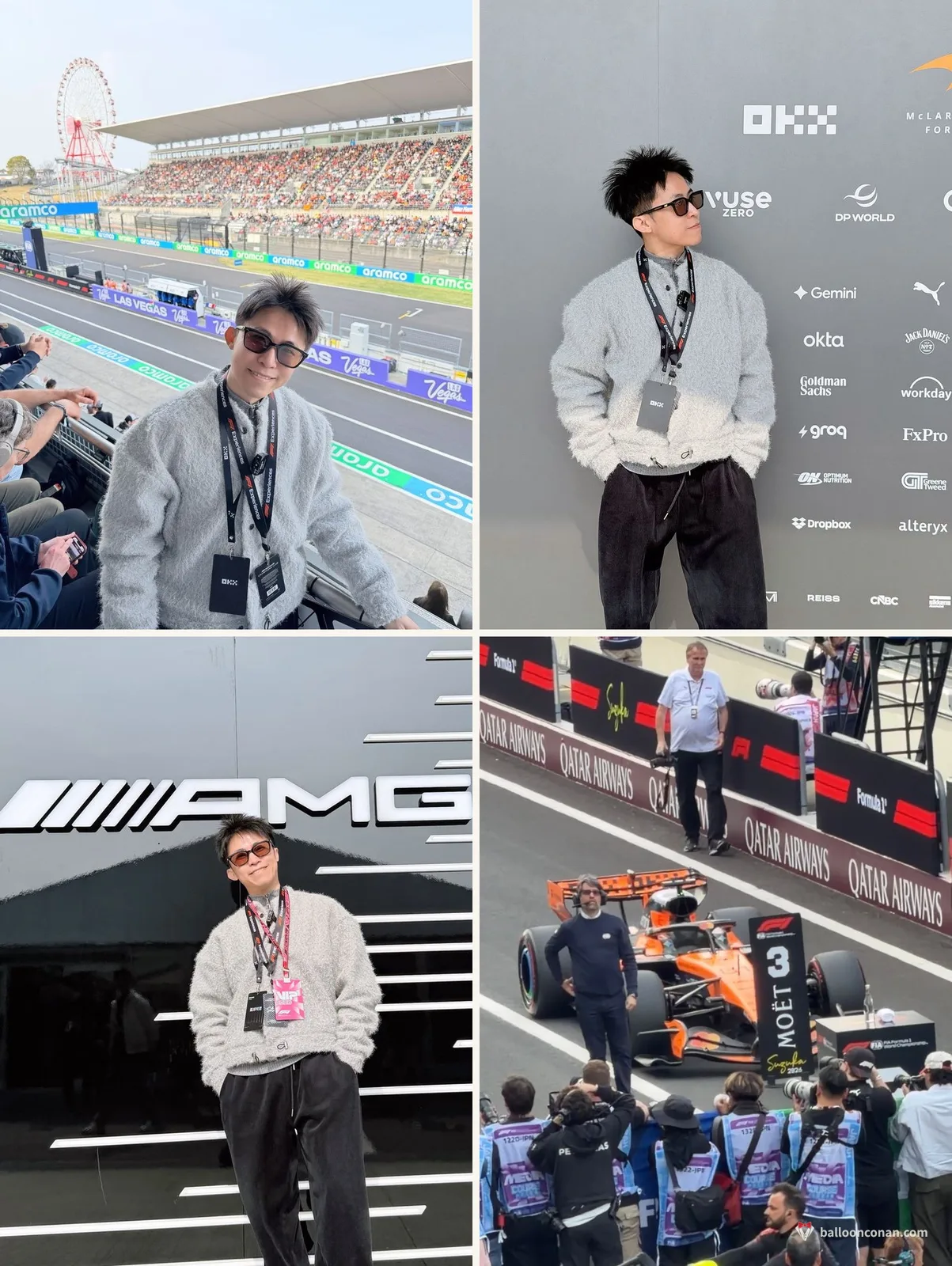 鈴鹿 F1 VIP 一日:主看台視角、OKX 與 McLaren 等贊助商背板、圍場內車隊建築、賽後車輛停放區